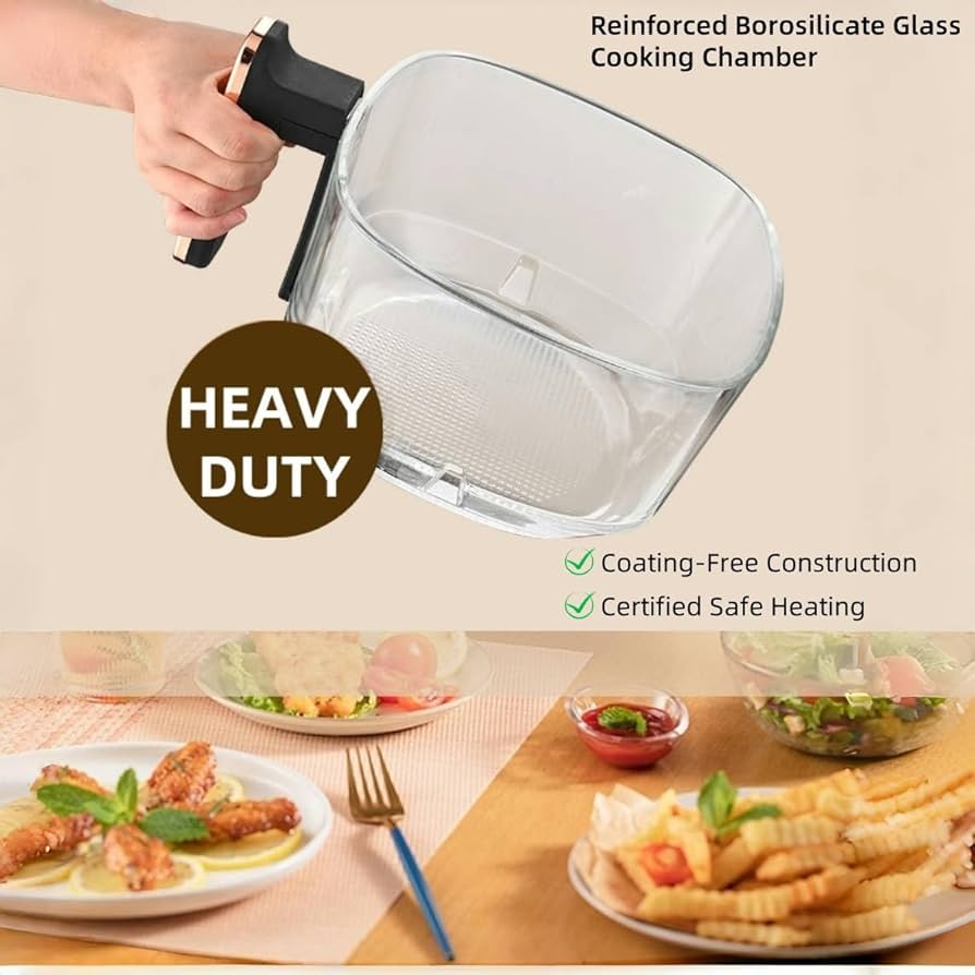 BRUNO Glass Air Fryer ホワイト Bruno Glass Air Fryer | Japan Trend Shop
